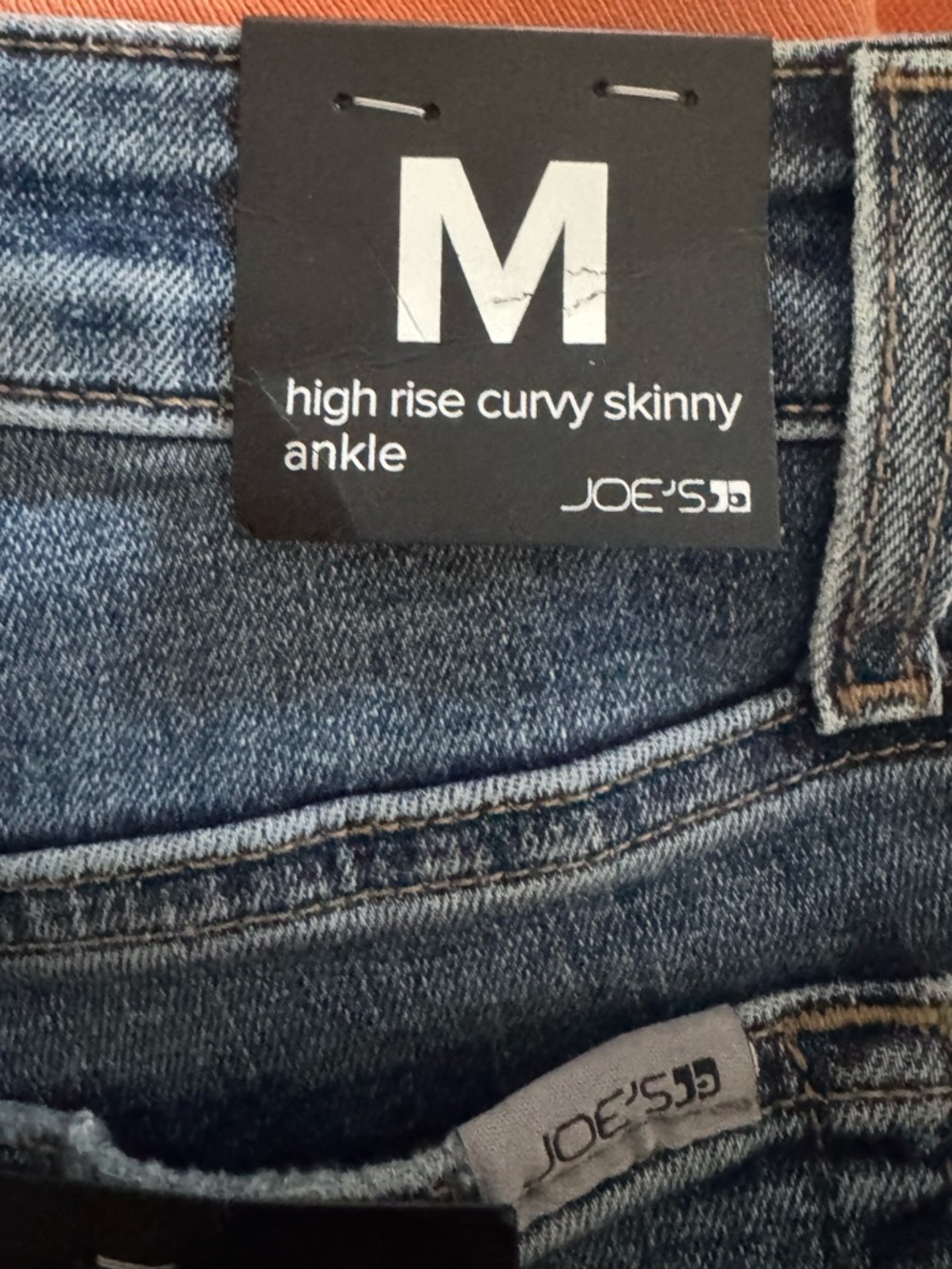 Joe's Jeans High Rise Curvy Skinny Ankle Distressed denim Jeans Size Medium NWT - Picture 5 of 5